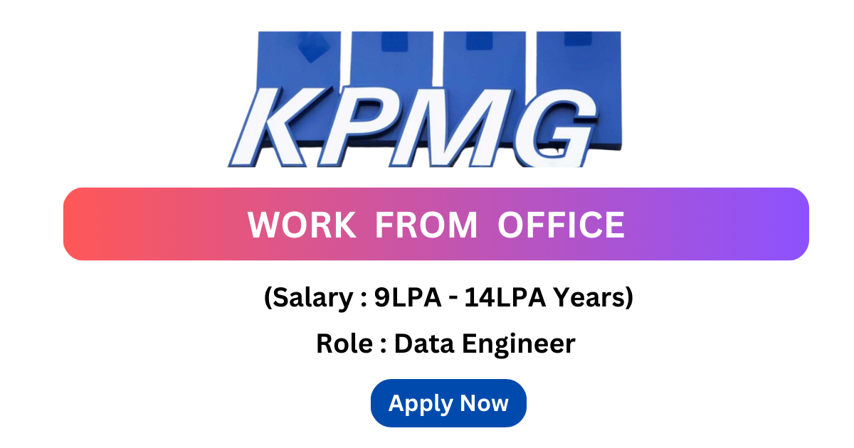 kpmg-company-is-hiring-for-data-engineer-2024-job|-apply-now-freshers . Students of various subjects can apply